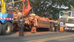 Diduga Rem Blong Truk Pengangkut Coklat Alami Kecelakaan di Tol Cipularang, 1 Tewas
