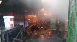 Kebakaran di Pemukiman Padat Penduduk di Medan, 7 Rumah Ludes