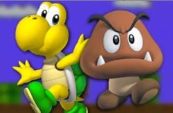 Goomba dan Koopa Troopa musuh pertama Mario dalam game pertamanya