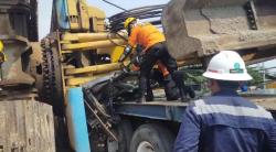 Tim SAR Berhasil Evakuasi Korban yang Terjepit Crane Terguling di Merak