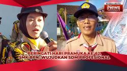 VIDEO: Peringati Hari Pramuka ke-62, Kepala SMK BPN Kota Tasikmalaya: Wujudkan SDM Profesional