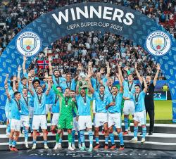 Juara! Manchester City Kalahkan Sevilla Dalam Piala Super Eropa