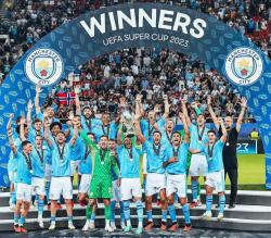 Tumbangkan Sevilla Lewat Adu Pinalti, Manchester City Kampiun Piala Super Eropa 2023