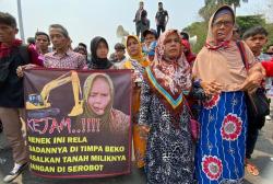 Buntut Perkara Tanah Antara Warga Vs Mantan Kepala Daerah, Warga Lebak Nekat Geruduk Mabes Polri