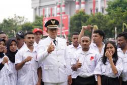 Upacara HUT RI di Sleman Diikuti Mahasiswa Papua, Wabup; Ini Wujud Sleman Rumah Bersama