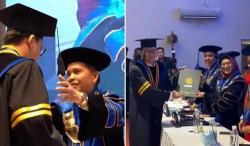 Mahasiswa Diwisuda Ayah Sendiri, Kok Bisa?