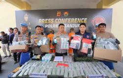 Sepekan, Sat Narkoba Polres Cianjur Amankan Puluhan Ribu Butir Obat Keras