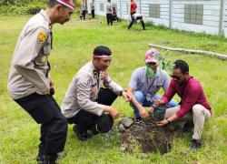 IJTI Apresiasi Insan Pers Raja Ampat Terlibat Aksi Penaman 1000 Pohon Bersama Polres Raja Ampat