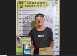 Kurir Sekaligus Pengedar Sabu di Bekuk Resnarkoba Polres Nias Selatan