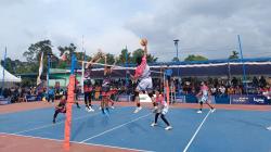 Pertandingan Perdana Voli Indoor Porprov VI Bangka Belitung