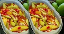 Nikmatnya Asinan Mangga Muda Pedas Manis, Disantap saat Dingin Bikin Ketagihan!