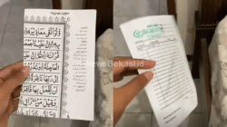 Viral! Fotocopy Alquran Dijadikan Nota Transaksi Pembelian di Bondowoso