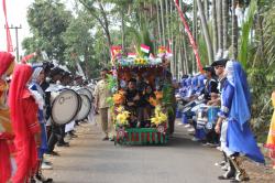 Kemeriahan Pawai Budaya, Jadi Puncak Peringatan HUT ke-78 RI di Desa Duren Probolinggo