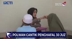 Cerita Bripda Najwa, Polwan Cantik Penghapal Al Quran 30 Juz yang Ajarkan Anak-Anak Mengaji