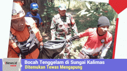 Bocah Tenggelam di Sungai Kalimas Gresik, Ditemukan Tewas Mengapung