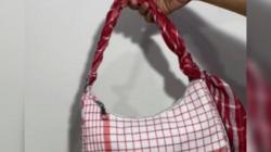 Kreatif, Wanita Ini Bikin Tas Cantik dari Kain Lap Dapur