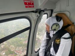 Gunung Arjuno Terbakar, Pemprov Jatim Gelar Operasi Water Bombing