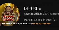 Geger! Kanal YouTube DPR RI Tayangkan Live Streaming Judi Online, Diduga Diretas!