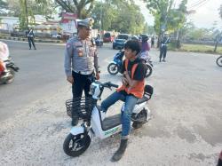 Selain Kendaraan Bermesin BBM, Sepeda Listrik Juga Ikut Terjaring Dalam Operasi marano 2023