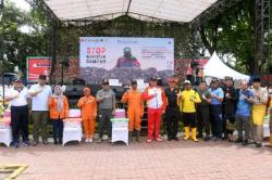 Panglima TNI dan Pj Gubsu Lepas The Rising Tide di Lapangan Benteng Medan