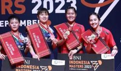 Lanny/Ribka dan Ester Nurumi Sukses Juarai Indonesia Masters 2023 usai Tumbangkan Wakil Taiwan