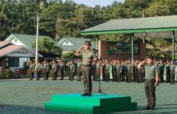 Pesan Dandim 0117 Atam Prajurit Bermanfaat Untuk Masyarakat, Jadikan Tugas Bernilai Ibadah