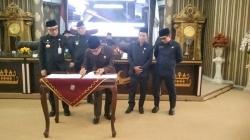 DPRD Way Kanan Gelar Rapat Paripurna Pengesahan Raperda Tentang Perubahan APBD TA 2023