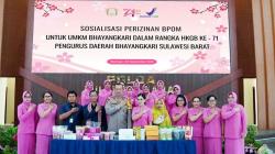 Sosialisasi Perizinan BPOM untuk UMKM Bhayangkari Sulbar