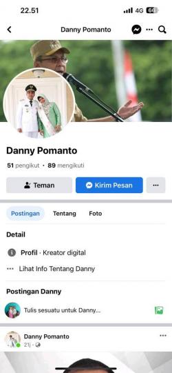 Hati-Hati! Oknum Penipu Catut Nama Wali Kota Makassar Danny Pomanto di Facebook