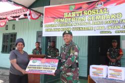 Program Prioritas Nasional Bakti Papua, Yonif PR 330 dan Koramil 1705-08/Sugapa Bagi Paket Sembako