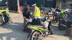 Satlantas Polres Babar Terbitkan 77 Surat Tilang Selama Operasi Zebra Menumbing 2023