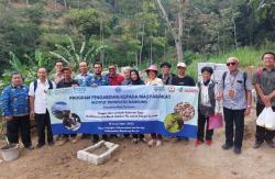 LPPM ITB Pasang Teknologi Pemanfaatan Kohe untuk Biogas di Lembang