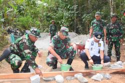 Danrem 072 Pamungkas Hadiri Pembukaan TMMD Reguler Kodim 0708 Purworejo 