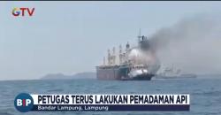 Kapal Kargo Terbakar di Teluk Pesawaran Lampung, Semua ABK Selamat