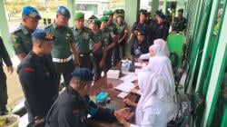 Peringati HUT Ke-78 TNI, Kodim 0119/BM Gelar Donor Darah