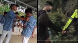 Tampang Anak SMP yang Hajar Adik Kelas di Cilacap, Pelaku Nyaris Dikeroyok Warga saat Pakai Sarung