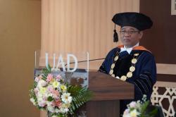 Gagas Laboratorium Virtual, Rektor UAD Dikukuhkan Jadi Guru Besar