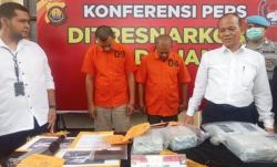 Polisi Gagalkan Peredaran Sabu 7 Kg Asal Aceh, 2 Kurir Jadi Tersangka