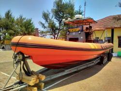 Kantor SAR Pangkalpinang Terima Kapal Sea Rider dari Cilacap