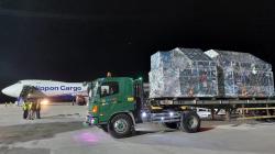 111 Ton Logistik MotoGP 2023 Tiba di Bandara Lombok