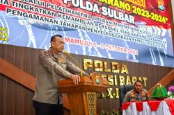 Gelar Latpraops Mantap Brata 2023, Kapolda Sulbar: Kita Sukseskan Agenda Nasional Pesta Demokrasi