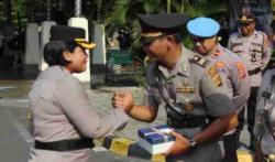 Polres Bandara Ngurah Rai Gelar Sertijab dan Lantik Pejabat Baru