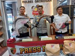 Polres Grobogan Amankan Empat Orang Saat Tawuran Pelajar di Jalan Baru Menduran