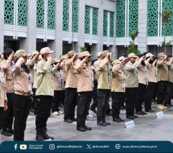 Dinsos DKI Gelar Apel Kesiapsiagaan Bencana Tagana Hadapi Fenomena Pancaroba Jakarta