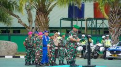 Pimpin Apel Gelar Pasukan PAM VVIP Kunker Istri Wapres, Danrem Minta Personil Jangan Lengah
