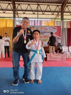 2 Medali Emas Sukses Diboyong, Patih Kembali Ikuti Kejuaraan Internasional Karate di Bali