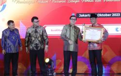 Kado Spesial Milangkala Ke-11, Sekretariat DPRD Pangandaran Raih JDIH Terbaik Ke 1 Nasional