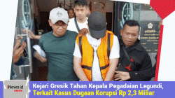 Kejari Gresik Tahan Kepala Pegadaian Legundi, Terkait Kasus Dugaan Korupsi Rp 2,3 Miliar