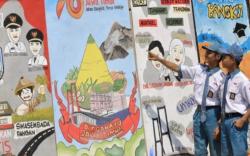 2.376 Mural Pelajar se-Jatim Pecahkan Rekor MURI