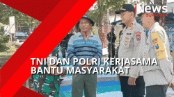 TNI dan Polri Bersatu Bantu Masyarakat